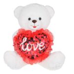 42" WHITE BEAR <br> ITEM: 23096