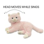12" PINK LYING DOWN CAT <br> ITEM: 23136