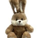 12" BROWN EAR MOVED BUNNY<br> ITEM: 10001