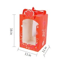 16" RED GIFT BOX <BR> ITEM:10073