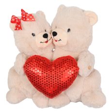 12" BROWN BEAR-COUPLE <BR> ITEM:23137