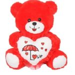 12" RED BEAR LOVE <BR> ITEM:23180