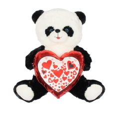 14" PANDA W/HEART <br> ITEM: 23184