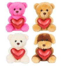 5" BEARS AND DOG W/HEART <BR> ITEM:10037