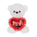 10" LOVE  WHITE BEAR <BR> ITEM:9953